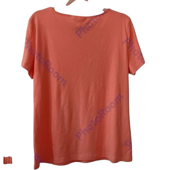 Karen Scott Embellished Tee L - Picture 3 of 3